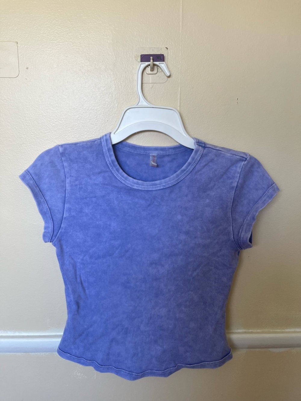 FP Movement by Free People Lavender Short Sleeve Crew Tee